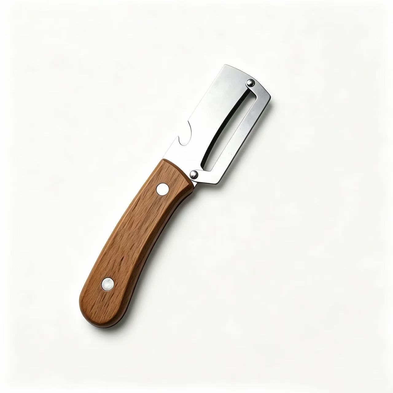 Nuevo cuchillo de corte multifuncional de acero inoxidable 3 - en - 1 cortador de cebolla raspador raspad
