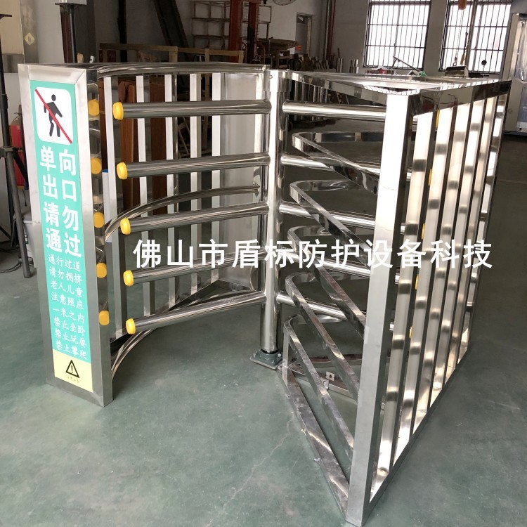 源头工厂生产不锈钢旋转安全出口机立式单向旋转门 单向出入口器