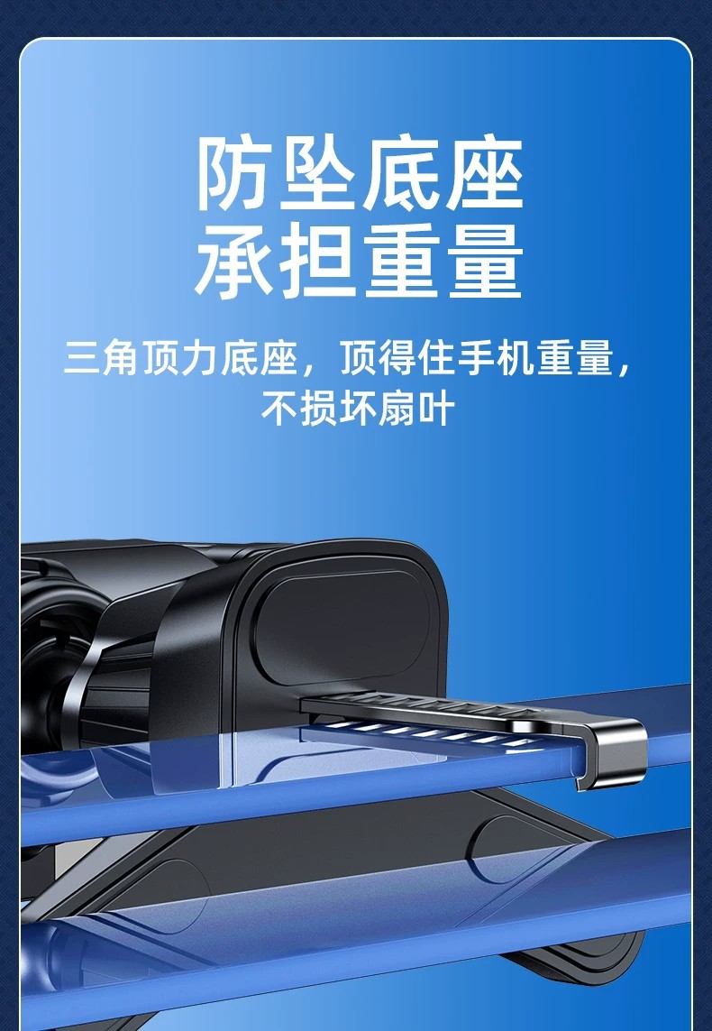 Longqi foldable screen car phone holder, gravity retractable, invisible, portable navigation support stand, large size, non-falling