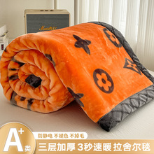 冬季加厚保暖拉舍尔毛毯盖毯云毯双面绒毛毯被子婚庆礼品毯子批发