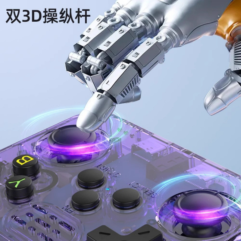 R36s máquina de juego portátil de código abierto nostálgico 3d doble sistema portátil transfronterizo portátil retro juego de arcade doble