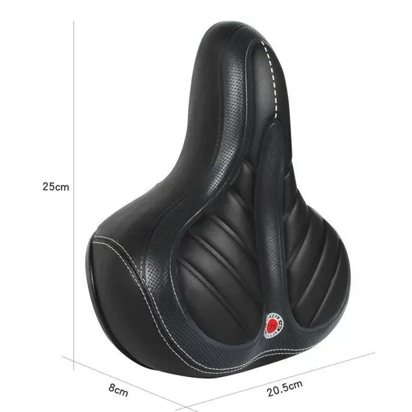 Enlarged and thickened sponge seat, black 1 piece