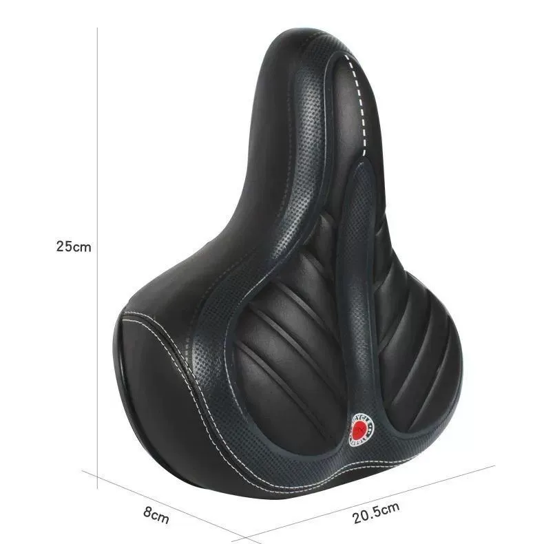 Black durable seat for cycling for traveling