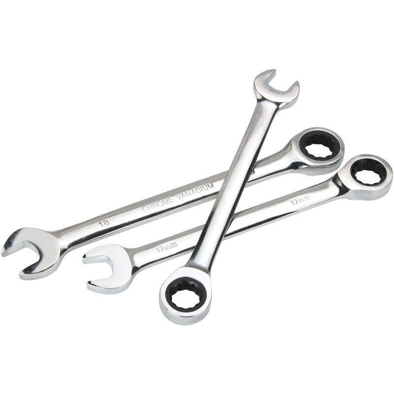 Llave de trinquete de doble propósito 6 - 24mm apertura rápida automática llave de abertura de ciruela herramienta de hardware de reparación de automóviles