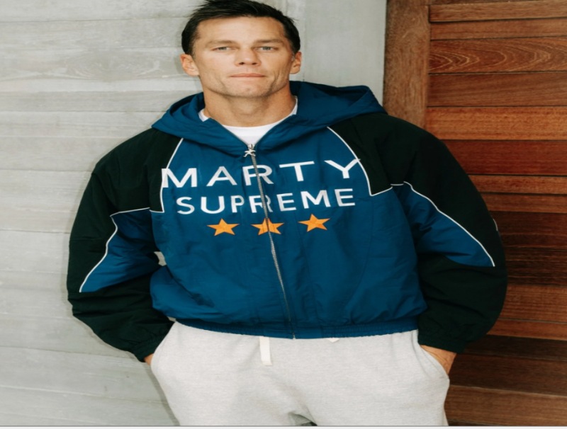 Supreme Marty Supreme Racing Hooded Windbreaker Jacket Blue Black
