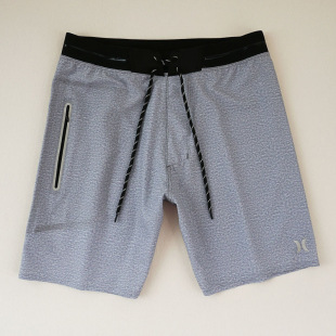 Hurley Adhesive Men's Elastic Swimming Trunks Quick-Drying Waterproof Beach Pants Casual Sports Shorts Can Be Used in the Water