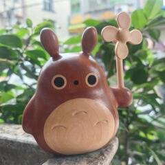 創意的な木の竜猫の風車はカップルにプレゼントします。
