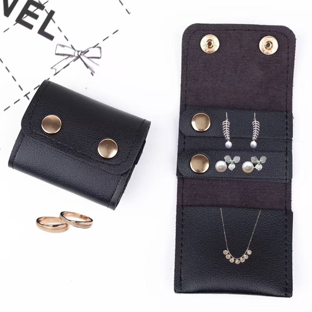 PU Deri Çok Fonksiyonlu Yaratıcı Moda Takı Çantası Taşınabilir Seyahat Mücevher Yüzük Küpe Halka Saklama Mini Çanta