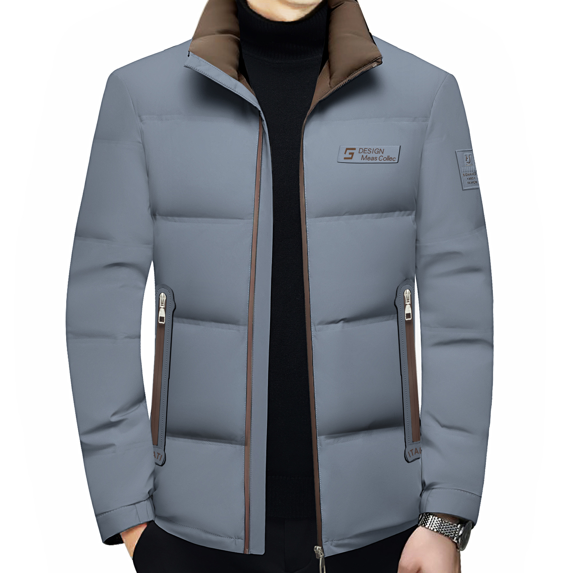 2025 Goose down Liner Short Style Casual Winter New down Jacket for Young and Middle-Aged Men, Lightweight and Thickened for Cold Protection