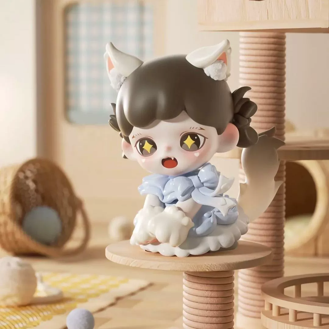 PA серия кот слепая коробка модная игрушка подлинная TSTNMINI woo CEZoraa морда кота клуб ручные украшения слеп bag сестра сокровище