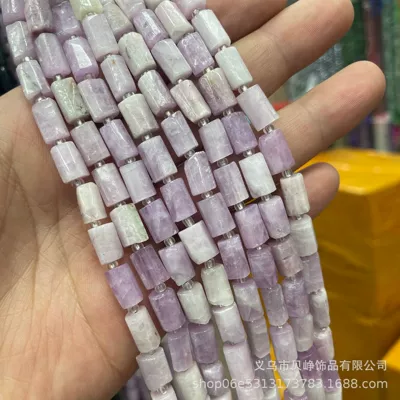 Zərgərlik ara hissələri – wholesale - 5kunzite-8x11mm-pillar-beads-approx-15-beads-per-strand-short-style