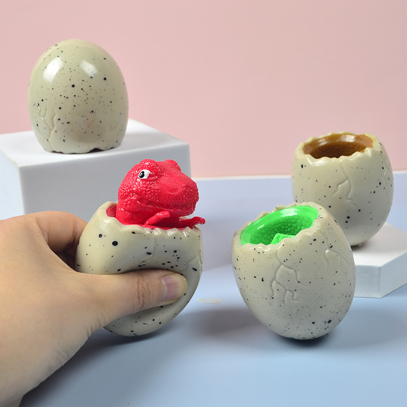 Cross-Border New and Unique Toys, Stress-Relief Dinosaur Egg Cup Squeeze Toy, Dinosaur Cup Squishy Toy, Prank Gift Wholesale