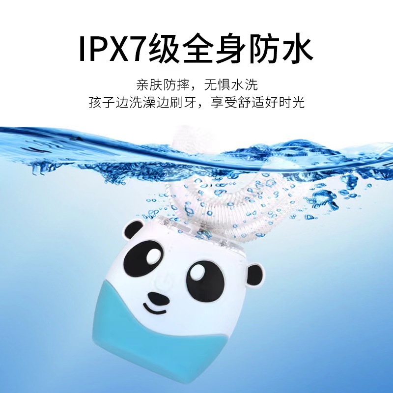 FUlly AUtomatic Kidsren's Electric ToothbrUsh U-shaped MoUth with Waterproof Kidsren's U-shaped ToothbrUsh Girls Electric ToothbrUsh Kidsren's Charging