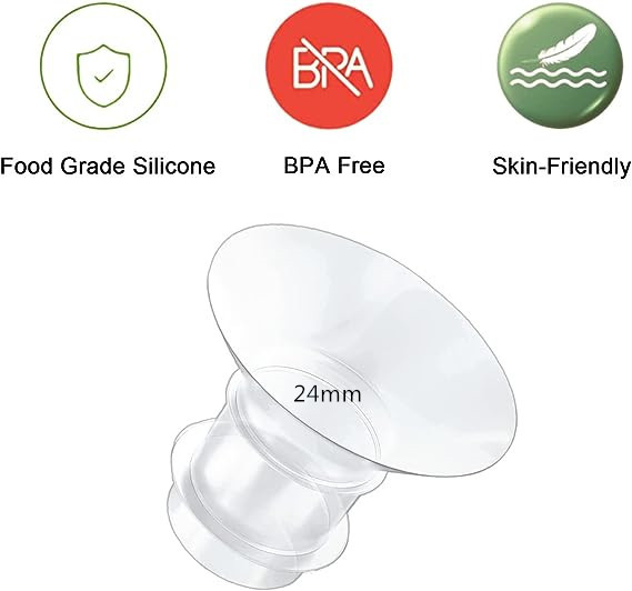 Amazon usable brida bomba calibre telescópica boca pequeño pezón tamaño pequeño trompeta cubierta convertidor desnudo