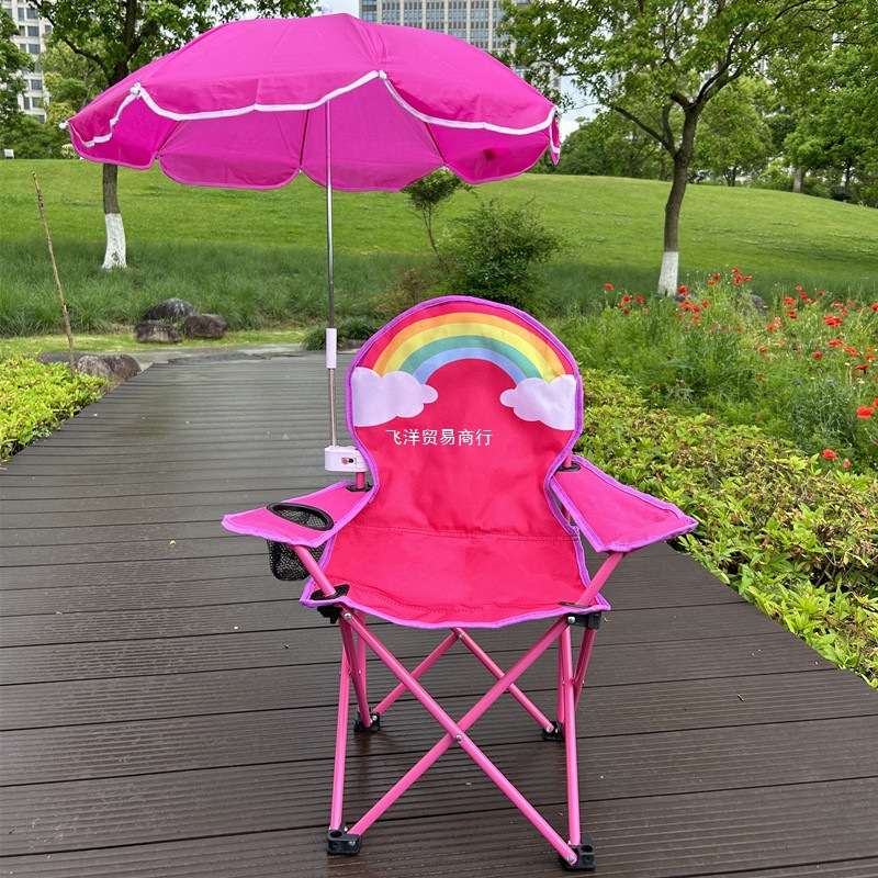 Silla plegable de dibujos animados para niños Silla de playa al aire libre Silla de bocetos Silla de camping Silla de ocio portátil Silla de respaldo de bebé