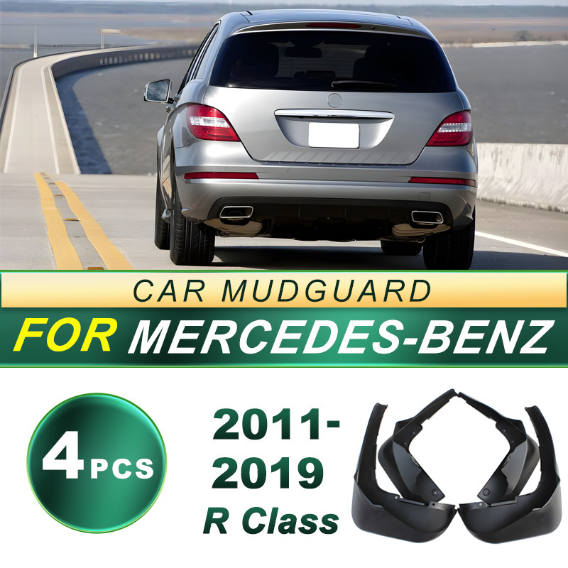 Aplicable a 2011 - 2019 Mercedes-Benz serie R neumáticos antiflujo placa de barro de barro de goma blando piezas de modificación de barro