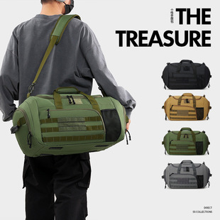 Portable Travel Bag Men's and Women's Large Capacity Luggage Bag Short-distance Travel Convenient Fitness Bag Shoes Men's Travel Shoulder Bag