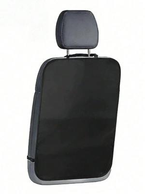 Chair back anti-kick pad Car Seat Back Hanging Bag - oxford-cloth-black-without-pockets