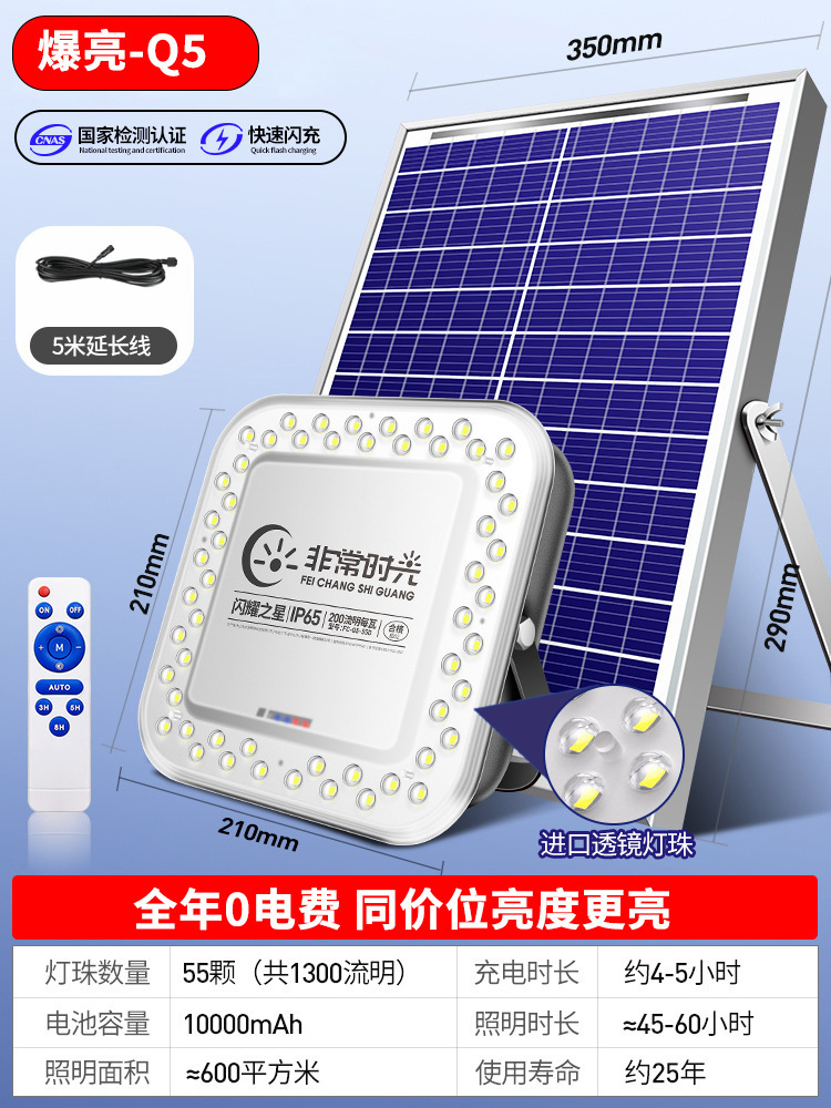 Q5-55 beads charging display + remote control + 5m copper wire