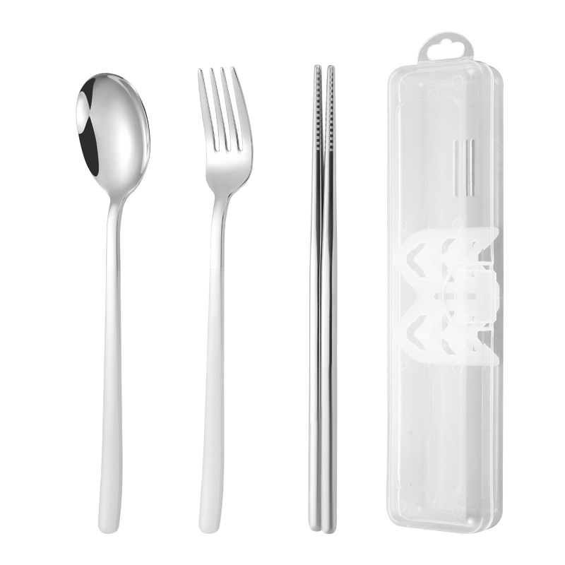 천연 스푼, 포크, 젓가락 3 종 세트