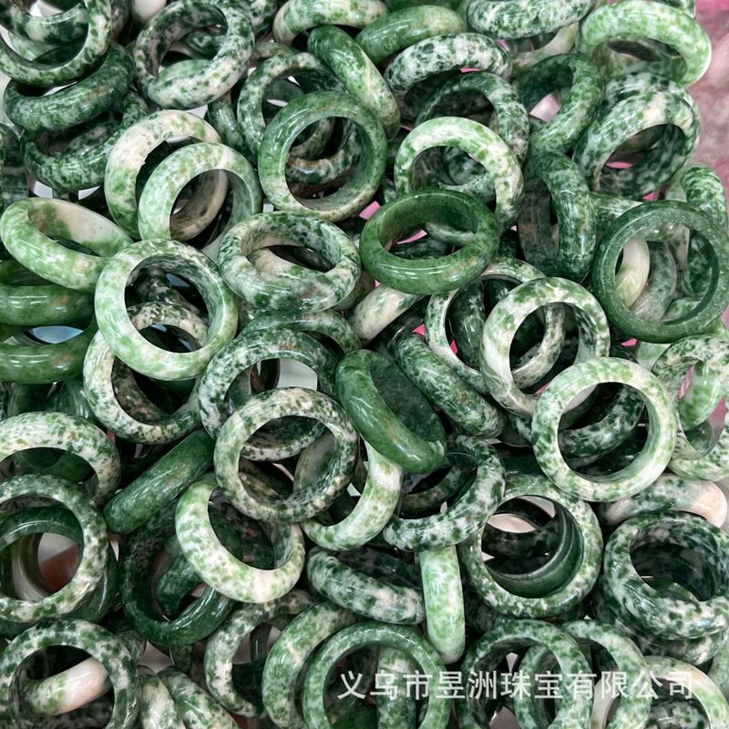 天然石水晶玛瑙玉髓圆环戒指戒圈跑环吊坠DIY饰品新中式 厂家批发|undefined