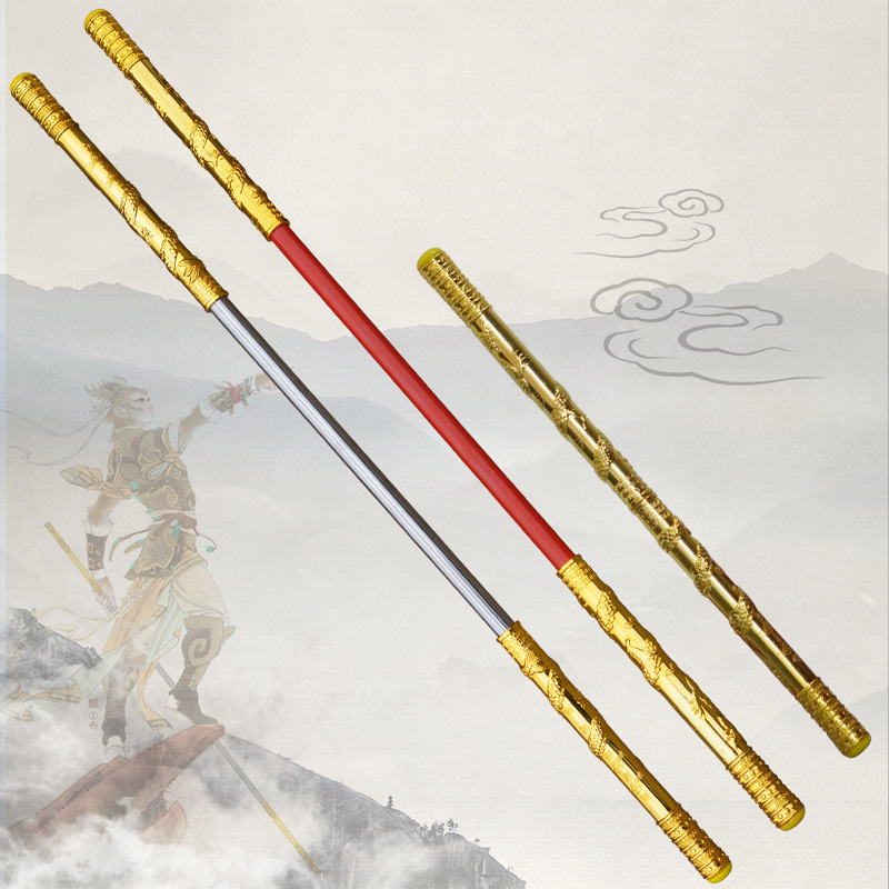 Golden Hoop Kidsren's Toy Retractable Metal Retractable Sun Wukong Journey to the West Monkey King Ruyi Golden Hoop