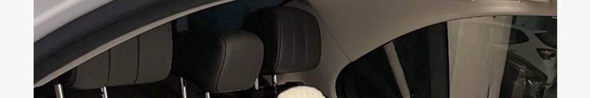 Suitable for Car Lumbar Cushion Integrated Seat Cushion, Cute and Good-Looking Autumn and Winter Warm Car Lumbar Cushion