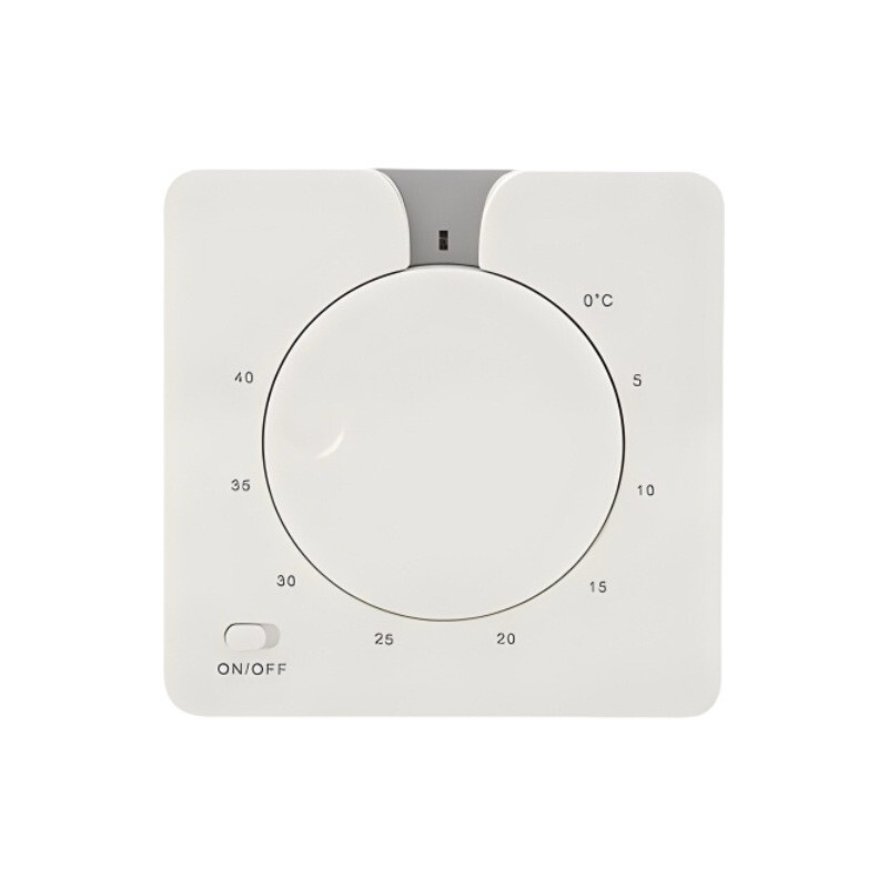 New in stock: Mechanical knob electric floor heating thermostat 16A includes 3m external sensor probe G5.716 New in stock: Mechanical knob electric floor heating thermostat 16A includes 3m external sensor probe G5.716
