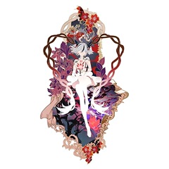 Mingchao Tongren Valley Fateless シリーズ ゲーム周辺機器 アニメ アクリル チュンリ スタンド デスクトップ装飾品 ギフト