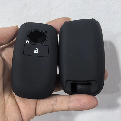 Suitable for Toyota Dafa Tantola600S 150S800S Remote Control Key Bag Car Key Silicone Bag (Car Keys) - 2-key-black