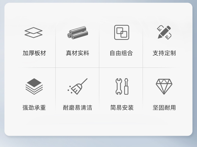 自由组合展示架