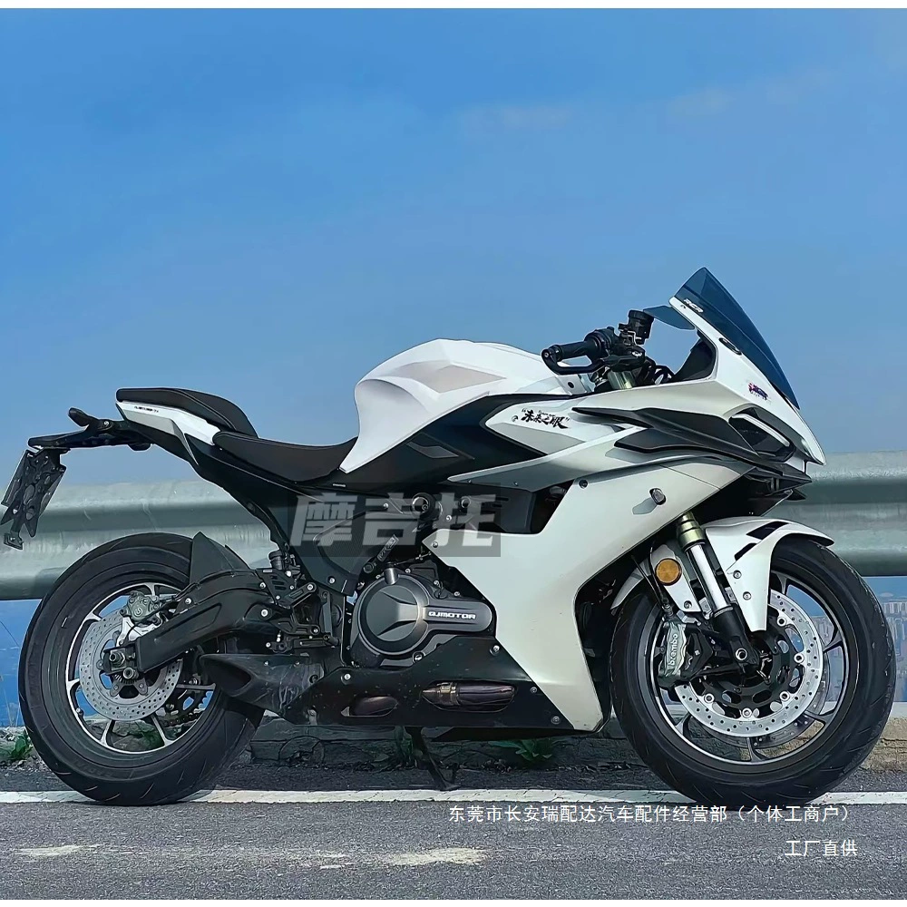 Подходящие для модифицированного гоночного стайера Qianjiang Sai 550S на аэродинамическом спойлере из углеродного волокна с рисунком боковой вентиляции аксессуары крыла Ruifu