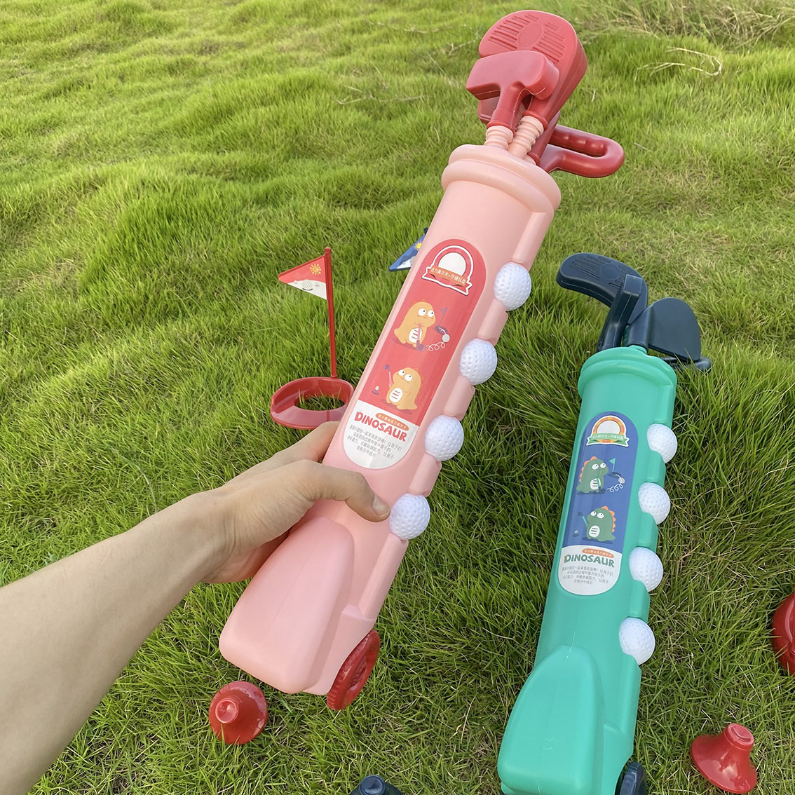Foreign trade children's cartoon new golf toys outdoor parent-child toys school education gift box toys wholesale