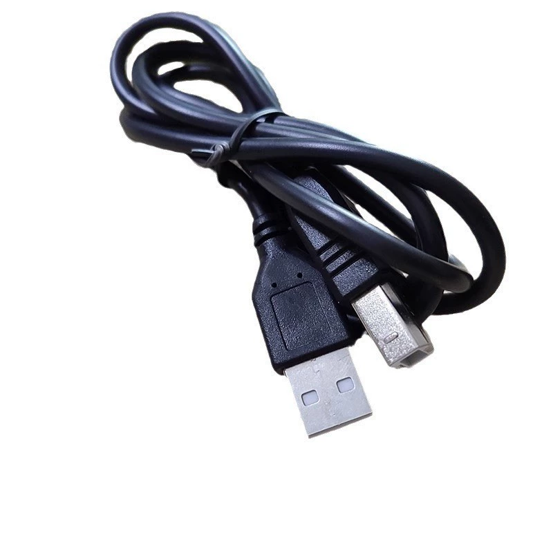 Заводская медная USB 2.0 магнитная кольцевая компьютерная печать линии прозрачная синяя 1,5 метра 3 метра A/b принтерData линия черная