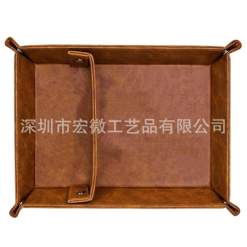 Распродажа - Оптовый двухцветный поднос, кожаный поднос, поднос для хранения мелочей, ключей, игрушек, канцелярских принадлежностей для прихожей и офиса