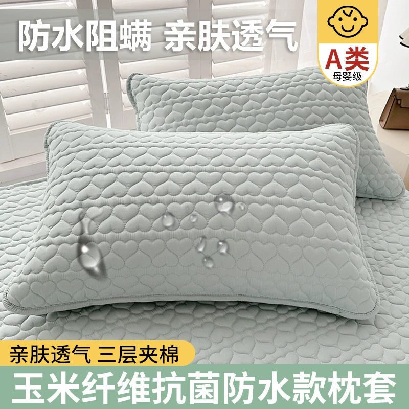 Производители обрабатывают изготовленные на заказ хлопчатобумажные водонепроницаемые наволочки типа A наволочки 48x74 одна пара водонепроницаемая одна подушка для дома