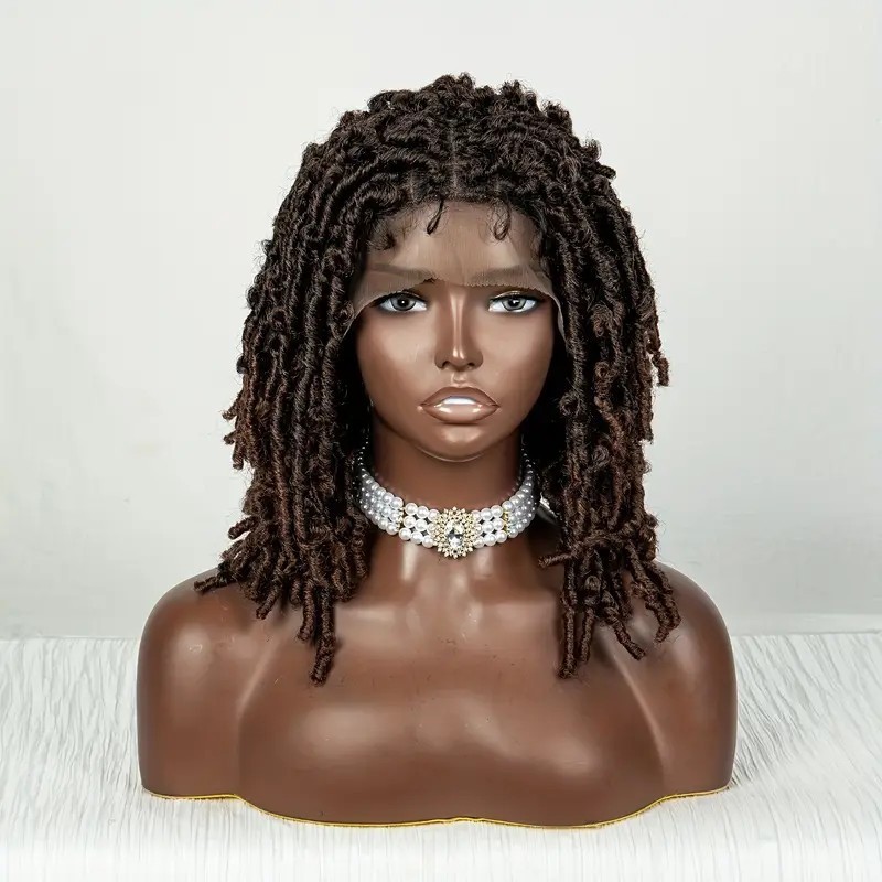 ヨーロッパとアメリカの越境電子商取引 TEMU Amazon ドロップシッピング化学繊維ドレッドヘアウィッグファッションウィッグヘッドギア編組ヘア|undefined