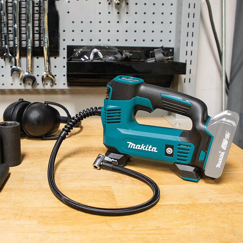 Makeda Makeda inflador recargable 12V - 18V inalámbrico neumático bomba de inflador MP100DZ eléctrica