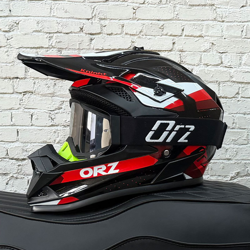 Orz Bicicleta de montaña Bicicleta Casco completo Casco de ciclismo Locomotora de carretera forestal todoterreno Niños Hombres y mujeres DH Reduce Light Bee AM