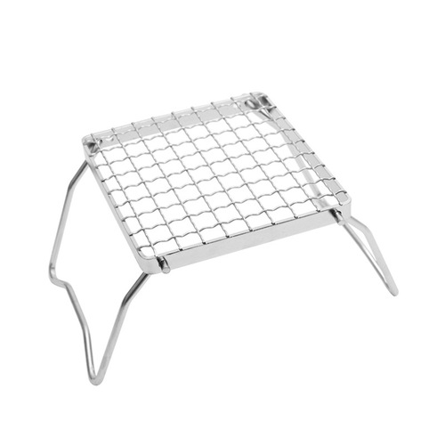 Outdoor stainless steel stove head bracket portable barbecue grill grid bracket grill pan bracket grill mesh small delivery bag