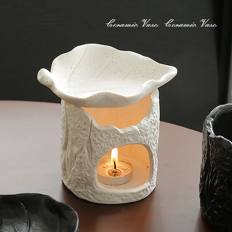 Original Retro Ceramic Aromatherapy Stove Spa Aromatherapy Lamp Yoga Beauty Salon Essential Oil Diffuser Heater Tea Room Candle