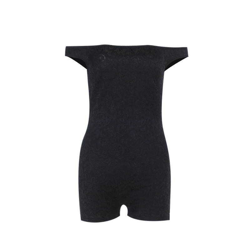 JY25113 mono de un solo hombro de encaje de nuevo estilo totalmente alojado para mujer 2025 venta caliente transfronteriza reparación de cuerpo ajustado