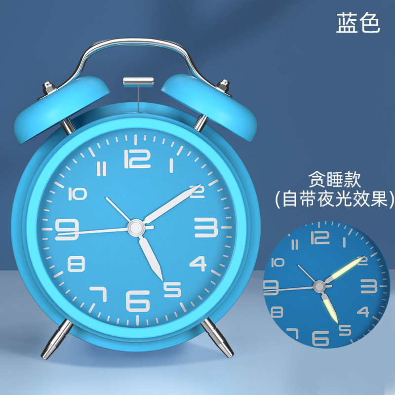 2024新型目覚まし時計女子児童小学生起き神器デスクトップ静音学習デスクトップ時計|undefined