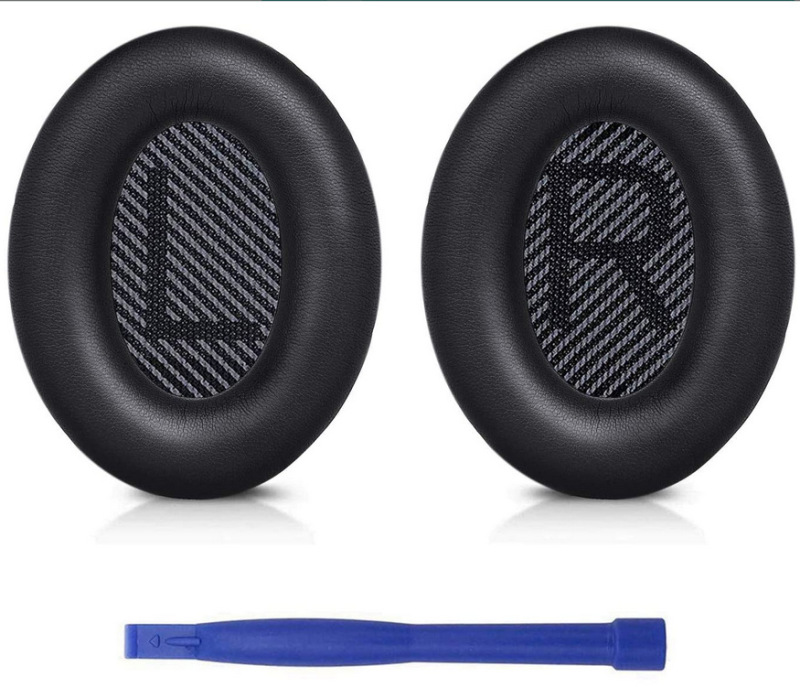 1ペア耳当て博士bose qc35 qc25 qc15イヤホンカバー耳当てae2スポンジカバー耳当て革カバー綿|undefined