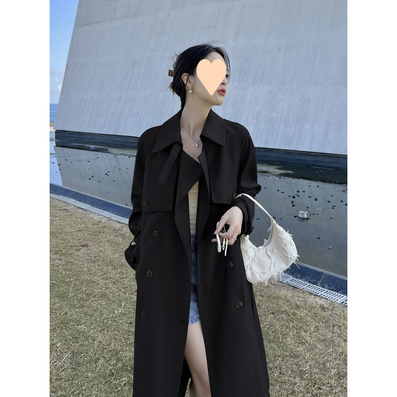 风衣外套女2025年秋季新款流行中长款小个子英伦风高级感春秋大衣|undefined