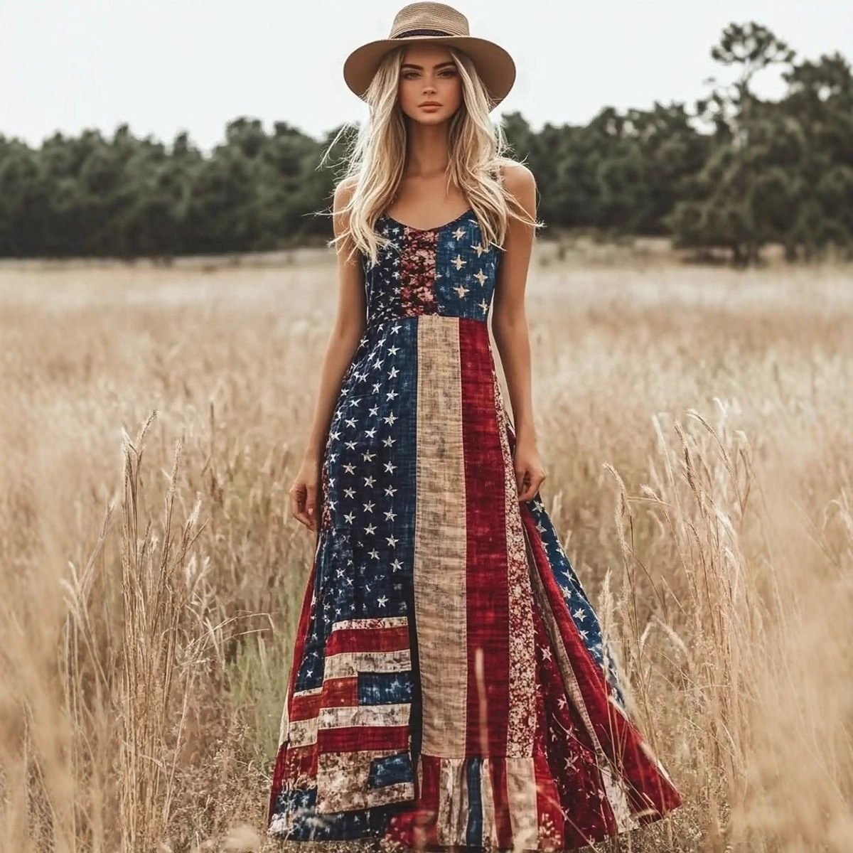 New Plus-Size Women's Loose Versatile Dress Creative Floral Street Fashion Dress