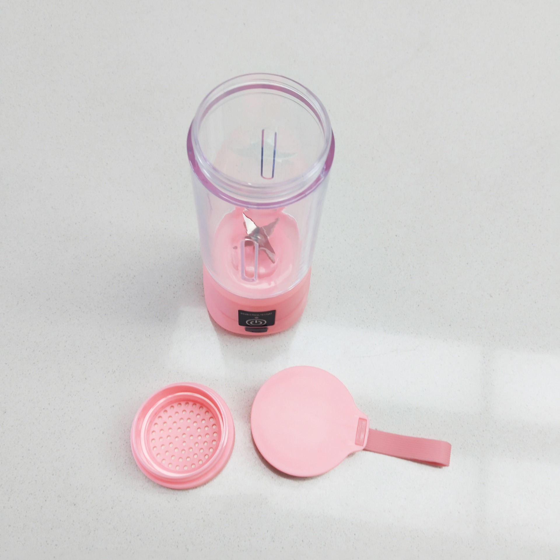 Transfronterizo multifuncional USB cargar taza de jugo portátil mini exprimidor de frutas mezclador de jugo eléctrico cargador de taza