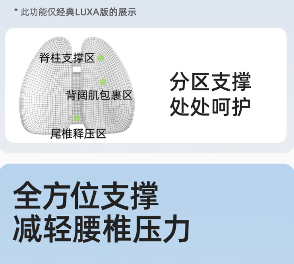 Miqiao Ergonomic Lumbar Cushion for Car and Office, Backrest Cushion, All-Season Lumbar Support, Luxa Version Lumbar Cushion