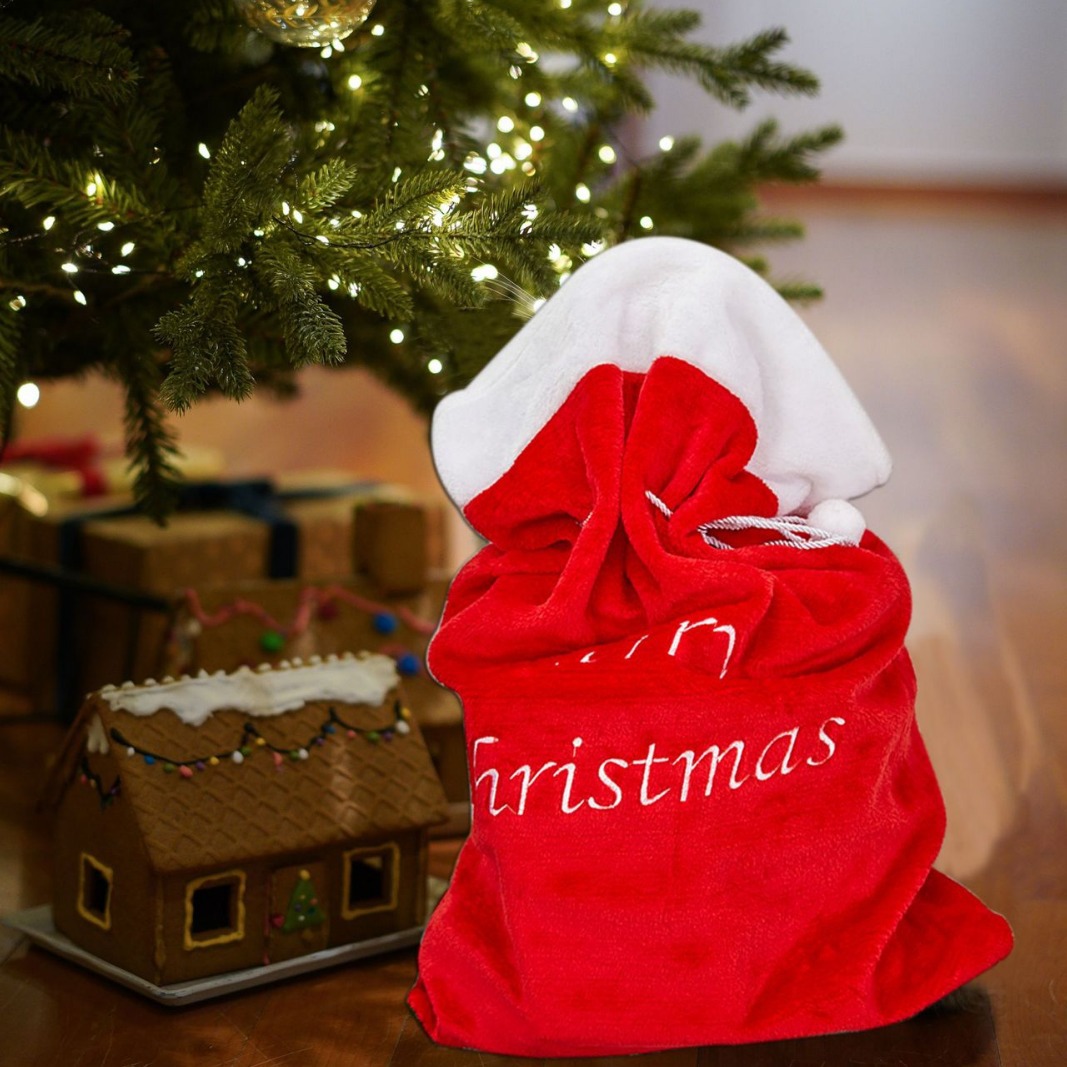 Navidad Papá Noel bolsas de regalo letras regalos de Navidad bolsas de dulces nochebuena regalos para niños jardín de infantes