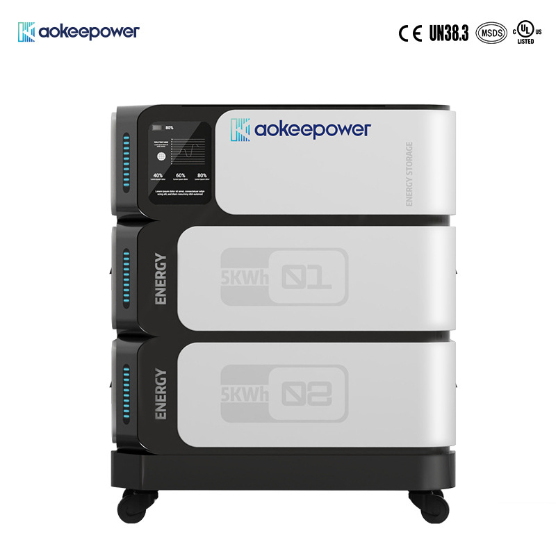 奥科新能源家用储能10kwh大功率光伏逆变器一体机磷酸铁锂电池